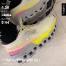 클라우드짐2 | 온러닝 클라우드몬스터2 사이즈 러닝후기 with룰루레몬 스쿠바풀집