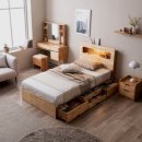 삼익슈퍼 | 삼익가구 포텐 LED 4단 서랍형 침대 프레임, 슈퍼싱글 추천 후기