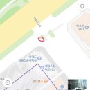 현대백화점 앞 교통섬 이미지