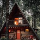 통나무집 이미지