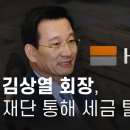 김상열 회장, 재단 통해 세금 탈루 의혹 이미지