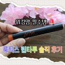 엘유케이 | 룩픽스 립타투 솔직 후기｜먹어도 안 지워지는 립틴트, 수정화장이필요없는 립템!