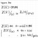 안녕하세요, Z[sqrt(d)]의 잉여환 관련하여 질문드립니다! 이미지