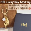 헤이 Lucky Key Keyring 골드 열쇠 키링 1년 사용 후기_진주 포인트로 우아한 f/w 키링 추천