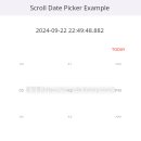 [FUTTER 패키지] scroll_datetime_picker: ^0.1.2 사용 예제 및 후기