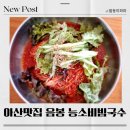 삼성SDI 음봉기숙사 앞 | 아산 음봉 국수맛집 능소비빔국수 리얼후기