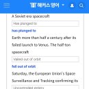 2 25/5/18 A soviet-era spacecraft 이미지