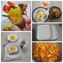(주)엔유씨전자 | 11월 14일 목요일 3인 가족 식비 절약 집밥 일기 ' 수제 요플레, 길거리토스트, 석박지, 군고구마, 치즈...