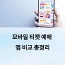 (주)이클릭엔터테인먼트 | 📱모바일 티켓 예매 앱 비교 총정리
