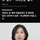 [단독] 허은아, 당대표 직인 갖고 &#39;잠수&#39;…개혁신당 &#39;발칵&#39; 이미지