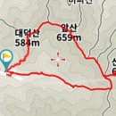 급) 대덕산 ~ 산성산 야간 번개 산행, 7월 26일 화요일 이미지