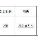 (경남) 경남종합사회복지관 사회복지사 정규직 2명 채용 공고 이미지