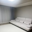 사라나디자인 | 30평대 아파트 거실 커튼 추천 | 사라하우스 암막커튼 설치후기