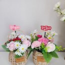 비누꽃 바구니 제작 이미지