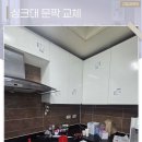 코리아세븐 대전도안파크점 | 대전싱크대문짝 교체 전체 교체 없이 깔끔하고 고급진 분위기