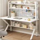 컴퓨터 주말/오피스 | 깔끔하게 정리하고 보여주는 실용성있는 편안홈 다기능 철제 책상 오피스데스크 컴퓨터책상