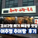 여주삿갓봉민물매운탕(추어탕) | 강서구청 메기 매운탕 맛집 어추정 후기