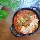 참치 김치찌개 맛있게 끓이는법 두부 김치찌개 레시피 이미지