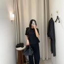 벨로라인 | SIE 시에 서울 방문, 피팅 후기ㅣ네즈 보트넥 라인 블라우스, 벨로 린넨 블루종 재킷, 르네 백 타이...