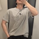 7393 | 오버핏 반팔 추천 센터 스우시 헤비웨잇 티셔츠 DO7393-063 실착 후기 상세 사이즈팁 헬스 운동 롤업