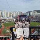 일기] 야린이의 세번째 직관 후기, 사직구장 52블럭 7열 30번, 31번 시야 / 52블럭 8열 38번, 39번 시야