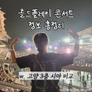 콜드플레이 내한 콘서트 고양종합운동장 3층 N11 W8 시야 굿즈 품절 꿀팁