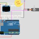 브레드보드 IO 2편아두이노, RC 서보모터 제어 + OLED 실시간 표시 &amp; RC카 조향 테스트 이미지