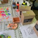 힐링 캐리커쳐 드로잉 이미지