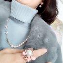 아도하블플라워 | [후기] 패션회사 대표님의 와일드플라워 링 / 그레이스진주비드 / 아도하블 팔찌 착용사진