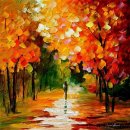 Leonid Afremov (레오니드 아프레모프) - 팔레트 나이프(palette knife)로 수놓는 이미지