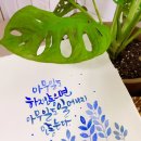 수채화캘리그라피 이미지