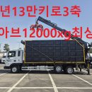 21년 메가트럭5톤3축 히아브12000xg인증집게차 자동덥게장착 13만키로주행 최상급차량 최저가 판매 이미지