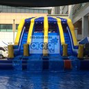 구미왕산초등학교 | 구미시물놀이페스티벌 구미왕산초등학교 물놀이장 설치후기(대형워터슬라이드, 대형물장, 유아풀장...