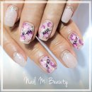 nailM뷰티샵 | 울산네일샵, 핑크 퍼플 봄봄 네일아트후기 : 울산네일M뷰티