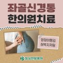 정성한방병원 | 작전동 좌골신경통 증상과 원인 알아볼까요, 추나 한의원 정성한방병원