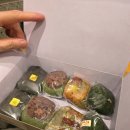 중동떡집 | 부천시청역 떡집 여미향 망개떡 본점 | 오메기떡 쑥굴레떡 연잎약식 흑임자말이 낱개 떡 포장 후기