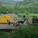 해질녁캠핑 | [경남] 대구 근교 계곡 캠핑 추천, 다슬기 사는 깨끗한 계곡과 소나무 우거진 장풍숲