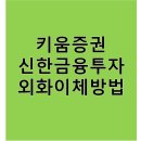 키움증권 <b>신한금융투자</b> 외화이체방법