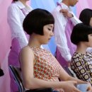 단발머리 이미지