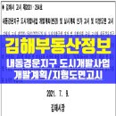 김해 부동산 정보 내동경운지구 도시개발사업 개발계획