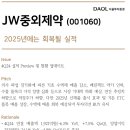 JW중외제약: 2025년에는 회복될 실적 이미지