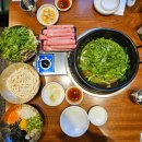 바글바글식당 | 산본 샤브샤브 맛집 청도미나리식당 산본역점 후기 (얼큰한국물)