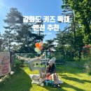 강화도 키즈 독채 펜션 추천 | 라라스테이 B동 후기 (온수풀·모래놀이·잔디마당 완비)