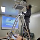 가성비 좋은 회의실 빔프로젝터 설치｜EPSON EB-W51 천장형 시공 후기