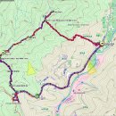 오대산(643.8m), 일대봉(659.9m) 충남 금산 이미지