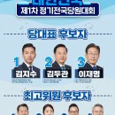 더불어민주당 권리당원 주목! 이재명 지지하는데 시도당 대회 위원장 누구 투표하지? (최종 ver) 이미지