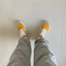 [내돈내산] 포인트주기 좋은 이쁜 '반스 올드스쿨 골든<b>옐로우</b>' <b>리얼</b> 후기