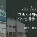 "그 속에서 영생하도록 솟아나는 샘물이 되리라" 요한복음 4장 3-14절 (24.09.01오전) 이미지