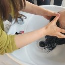헤어아쿠아 - 중구 | 신논현미용실 어몽헤어 신논현점 김주아 디자이너 아쿠아비어라인 클리닉 후기｜윤기 나는 머릿결 완성
