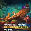 주식회사 킹오브데이 | 세계최초 라이온킹 후룸라이드 파리 디즈니랜드 2026년 오픈 예정